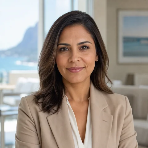 Maria Silva, corretora de imóveis
